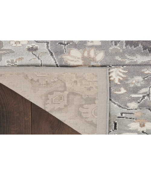 Nourison Elation Grey ETN09 6 ft. X 9 ft. Rectangle Rug