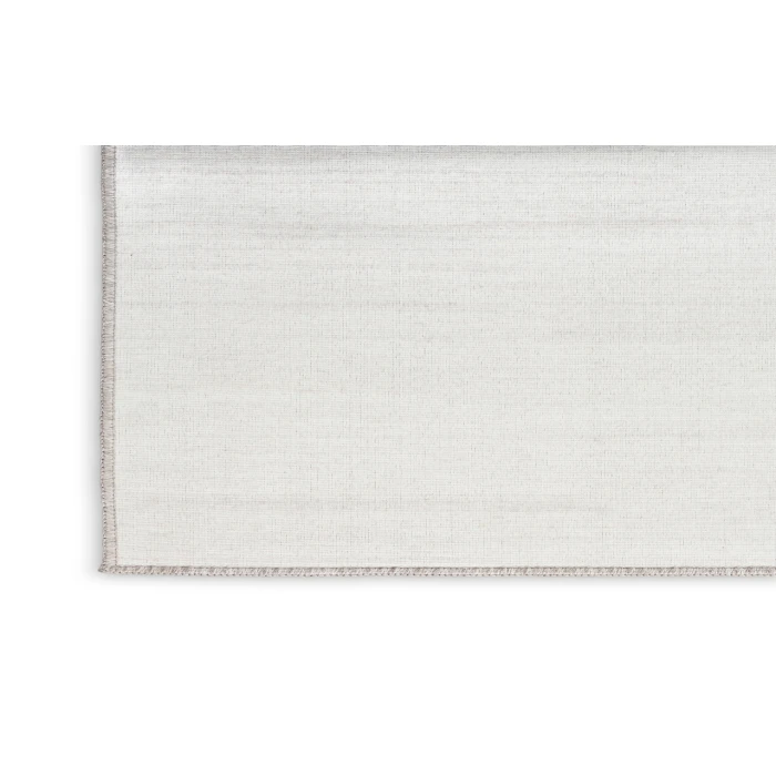 Nourison Washable Essentials Ivory Grey WAE01 2 ft. 2 in. X 8 ft. Rectangle Rug