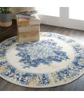Nourison Grafix Round Area Rug GRF14-White