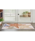 Nourison Aloha Ivory Multicolor ALH28 2 ft. 8 in. X 4 ft. Rectangle Rug