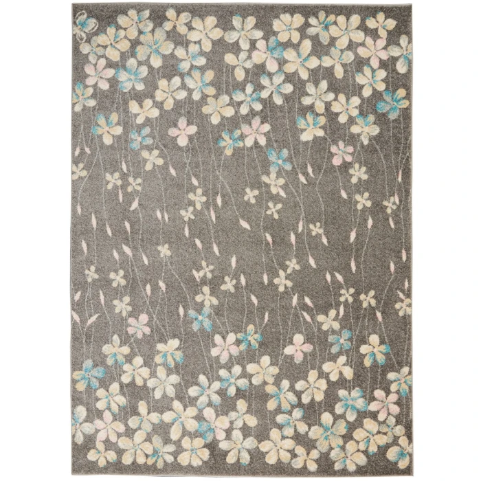 Nourison Tranquil Area Rug TRA04-Grey/Beige