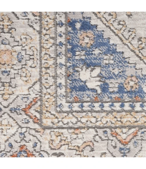 Nicole Curtis Series 4 Area Rug SR403 Grey/Blue