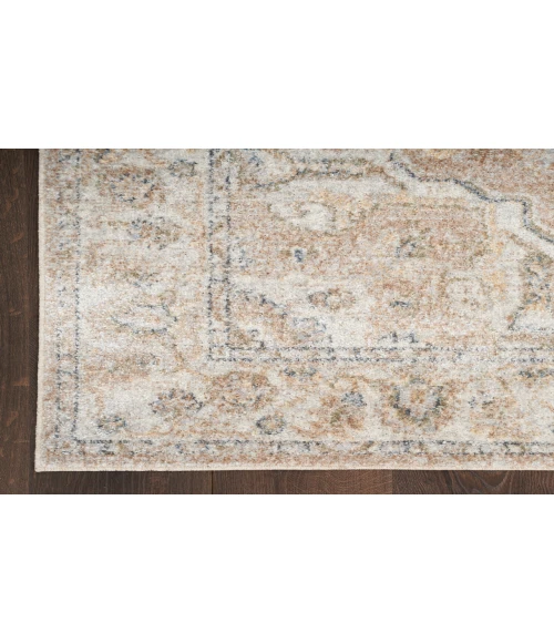 Nourison Astra Machine Washable Beige ASW12 2 ft. X 6 ft. Rectangle Rug