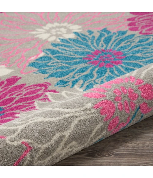 Nourison Passion Round Area Rug PSN17-Grey