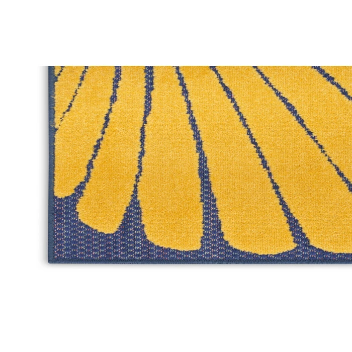 Nourison Aloha Navy Multicolor ALH24 9 ft. X 12 ft. Rectangle Rug