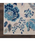 Nourison Tranquil Area Rug TRA02-Ivory/Light Blue
