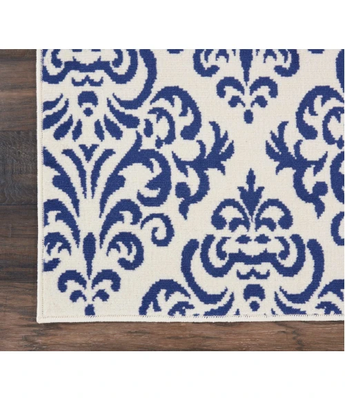 Nourison Grafix Runner Area Rug GRF06-White/Blue
