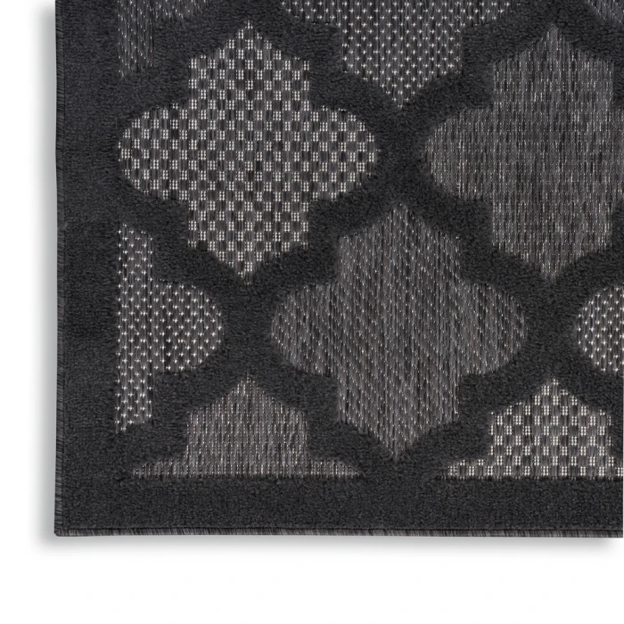 Nourison Easy Care Area Rug NES01 Charcoal/Black