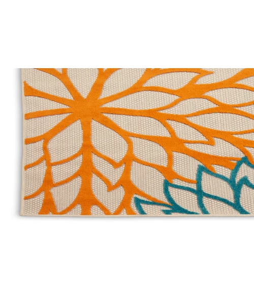 Nourison Aloha Green ALH05 7 ft. 10 in. X 10 ft. 6 in. Rectangle Rug