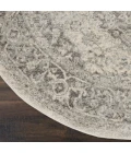 Nourison Tranquil Round Area Rug TRA05-Ivory/Grey