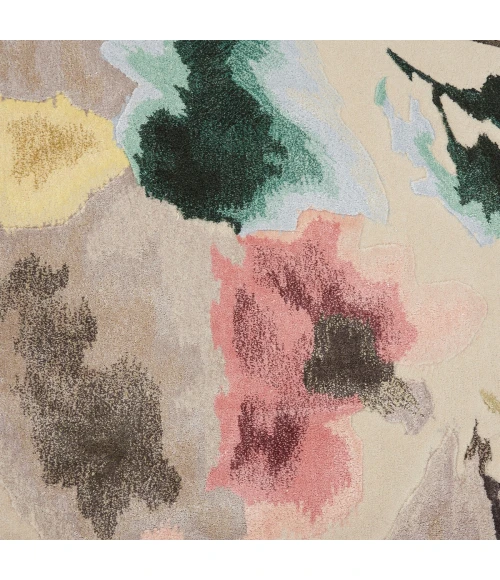 Nourison Prismatic Area Rug PRS15 Beige/Multi 9'9" x 13'9"