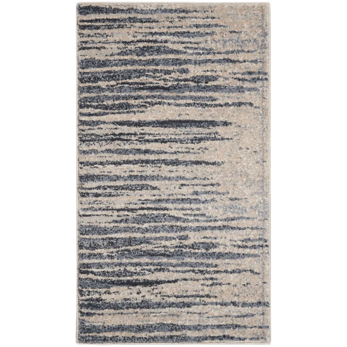 Kathy Ireland Moroccan Celebration Area Rug KI387-Blue/Beige