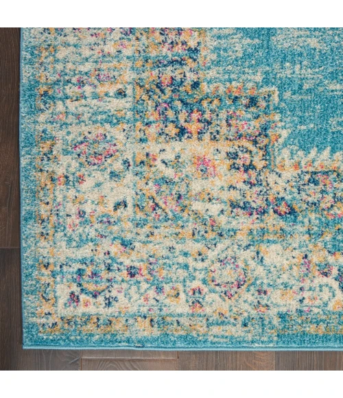 Nourison Passion Runner Area Rug PSN03-Light Blue