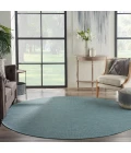 Nourison Positano Round Area Rug POS01-Aqua
