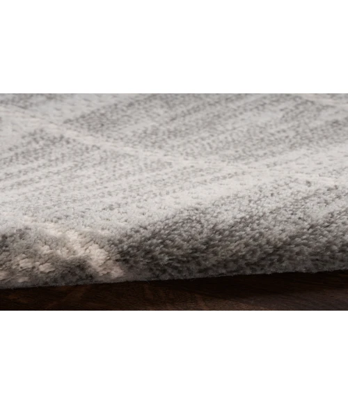 Nourison Serenity Home Grey Ivory SRH05 2 ft. 2 in. X 7 ft. 6 in. Rectangle Rug