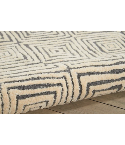 Nourison Home Deco Mod Grey 46357 3ft.9in. x 5ft.9in. Rect. Rug