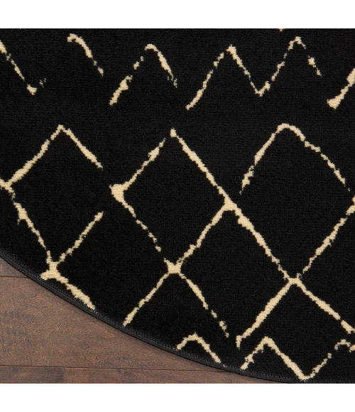 Nourison Grafix Area Rug GRF04-Black