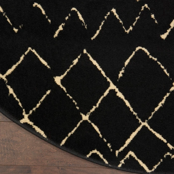 Nourison Grafix Area Rug GRF04-Black