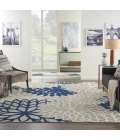 Nourison Aloha Area Rug ALH05-Ivory/Navy