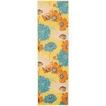 Nourison Home Allur ALR06 Yellow Multicolor 2 ft. 3 in. X 7 ft. 6 in. Area Rug