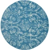 Nourison Home Jubilant JUB09 Blue 5 ft. 3 in. Round Area Rug