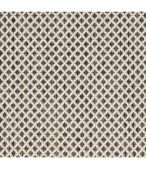 Nourison Courtyard Area Rug COU01 Ivory/Charcoal