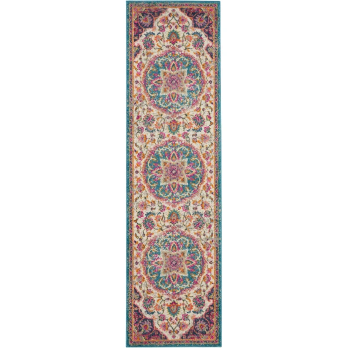 Nourison Passion Runner Area Rug PSN22-Ivory/Multi
