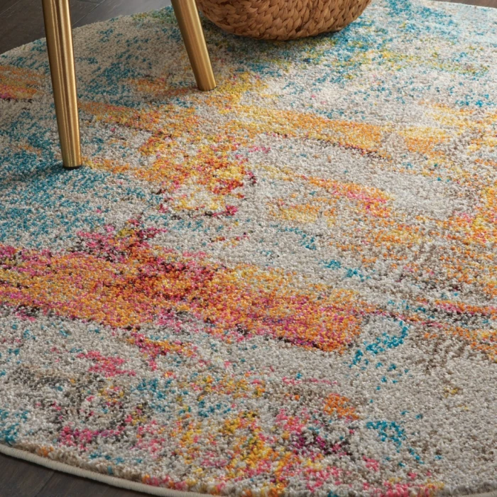 Nourison Celestial Round Area Rug CES02-Sealife