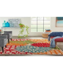 Nourison Home Aloha ALH05 Green 3 ft. 6 in. X 5 ft. 6 in. Area Rug