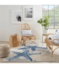Nourison Aloha Area Rug ALH24-Blue/Grey