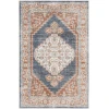 Nourison Home Astra Machine Washable ASW11 Denim Multicolor 2 ft. 2 in. X 4 ft. Area Rug