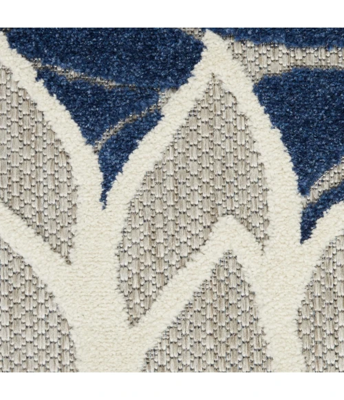 Nourison Aloha Area Rug ALH05-Ivory/Navy
