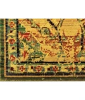 Nourison Home Timeless Green TML02 5ft.6in. x 8ft. Rect. Rug