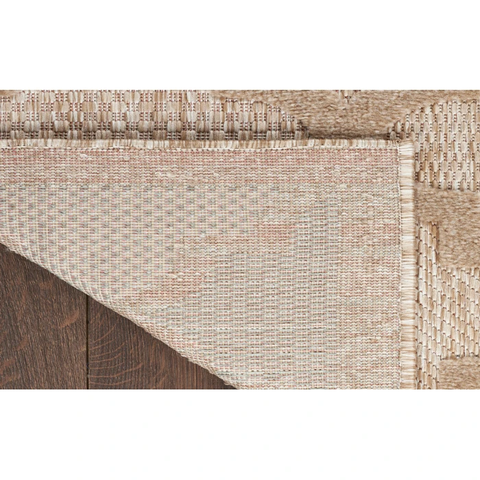 Nourison Easy Care Natural Beige NES01 2 ft. X 4 ft. Rectangle Rug