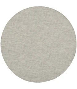 Nourison Home Positano POS01 Light Grey 6 ft. Round Area Rug