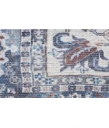 Nicole Curtis Machine Washable Series 1 Navy Ivory SR104 2 ft. 2 in. X 8 ft. Rectangle Rug