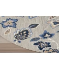 Nourison Aloha Blue Grey ALH31 7’10” Round Rug