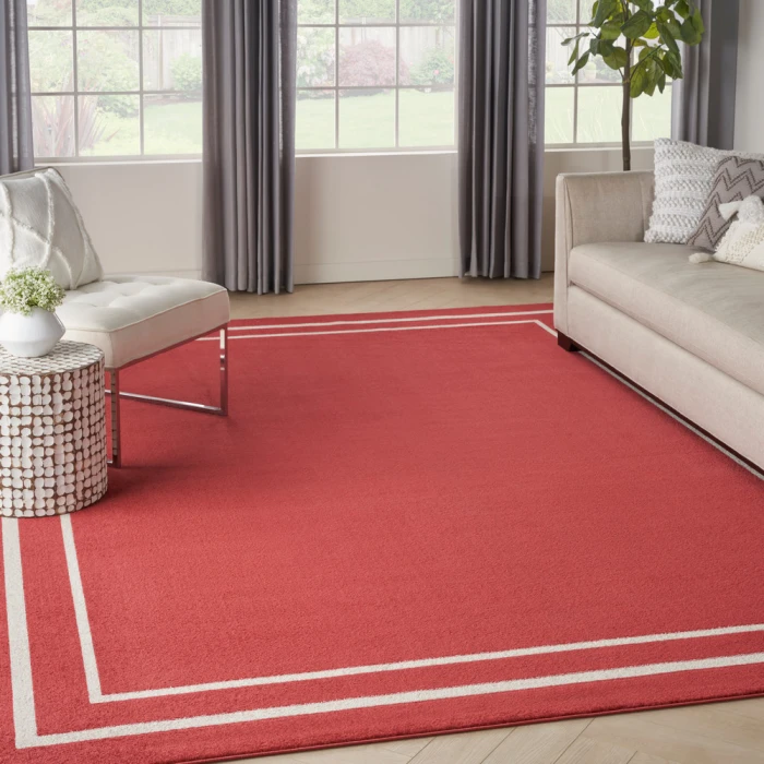 Nourison Nourison Essentials Area Rug NRE02 Brick/Ivory