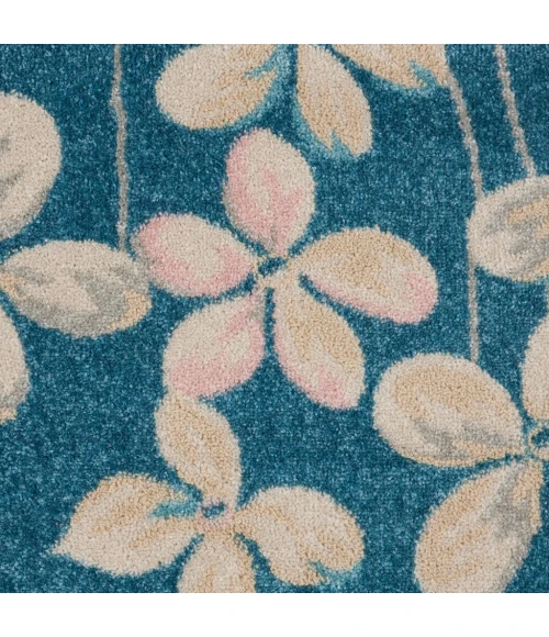 Nourison Tranquil Area Rug TRA04-Turquoise