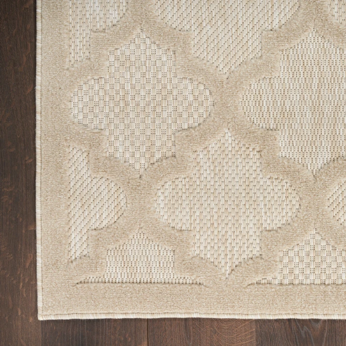 Nourison Home Easy Care Cream NES01 2 ft. 2 in. X 7 ft. 6 Rectangle Rug
