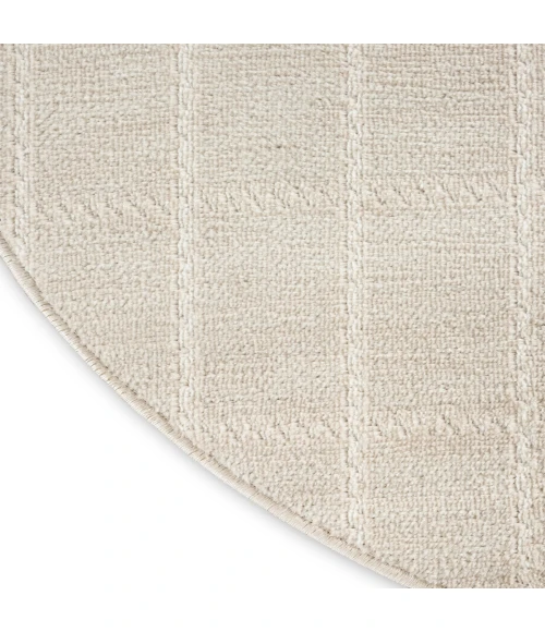 Nourison Serenity Home Ivory Cream SRH05 4 ft. X Round Rug