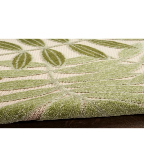 Nourison Aloha Ivory Green ALH18 6 ft. X 9 ft. Rectangle Rug