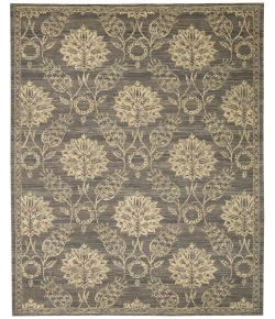 Nourison Home Silk Elements SKE31 Graphite 8 ft. 6 in. X 11 ft. 6 in. Area Rug