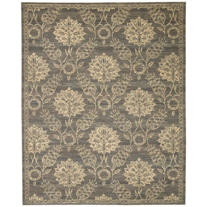 Nourison Silk Elements Area Rug SKE31-Graphite