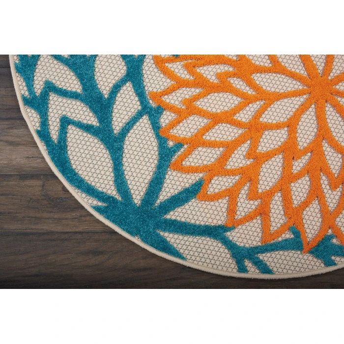 Nourison Aloha Round Area Rug ALH05-Multicolor