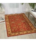 Nourison Home Living Treasures Red LI05 2ft.6in. x 4ft.3in. Rect. Rug