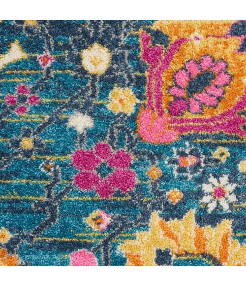 Nourison Passion Round Area Rug PSN01-Denim