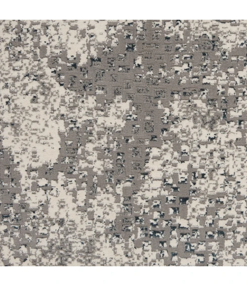 Michael Amini MA90 Uptown Area Rug UPT02-Ivory/Grey