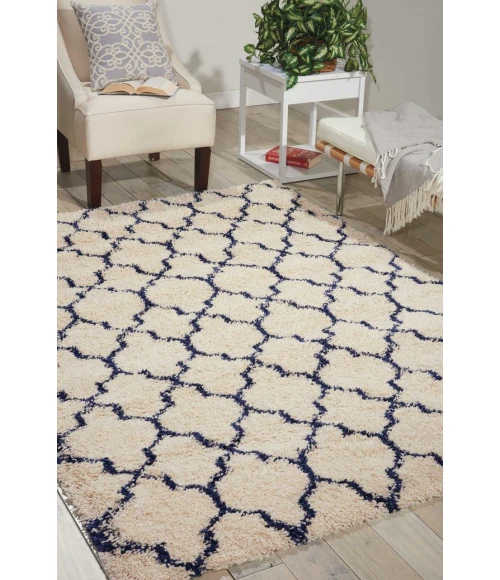 Nourison Amore Area Rug AMOR2-Ivory/Blue