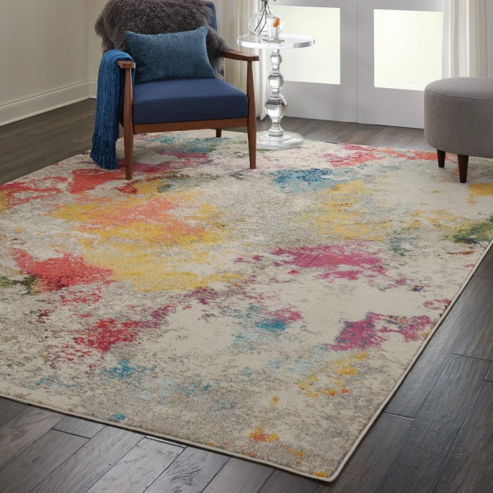 Nourison Celestial Area Rug CES12-Ivory/Multicolor